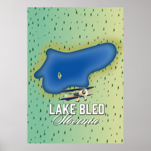 Bledsee Slowenien Poster