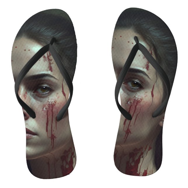 Bleeding Flip Flops (Fußbett)