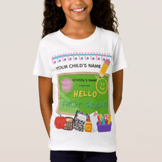 BLEEGRAPHICS: Hallo, erste Klasse! T-Shirt