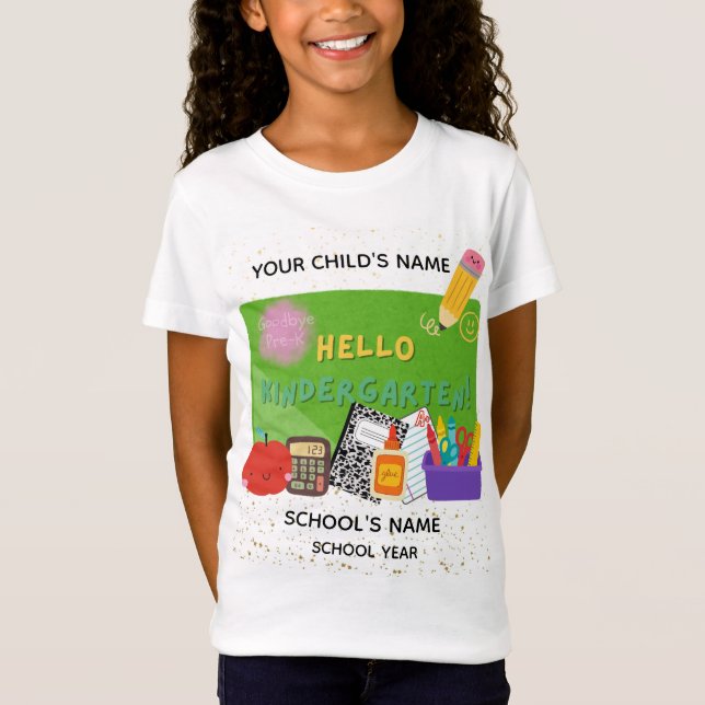 BLEEGRAPHICS: Hallo, Kindergarten! T-Shirt (Vorderseite)
