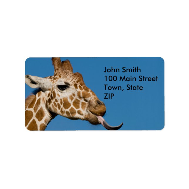 Bleeh Labels Adressaufkleber (Vorne)