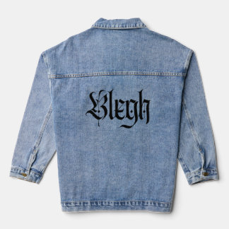 Blegh, Metal, Heavy Metal, Punk, Jeansjacke