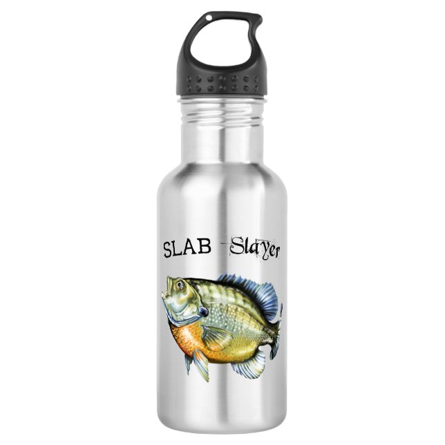 Blegill Sunfish Slave Edelstahlflasche (Vorderseite)