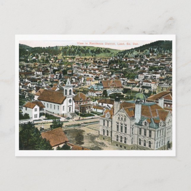 Blei-Ansicht, SD 1915 Vintag Postkarte (Vorderseite)