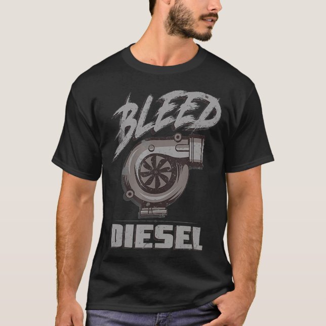 Blei Diesel Diesel Trucks Roll Coal USA T-Shirt (Vorderseite)