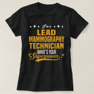 Blei-Mammographie-Techniker T-Shirt
