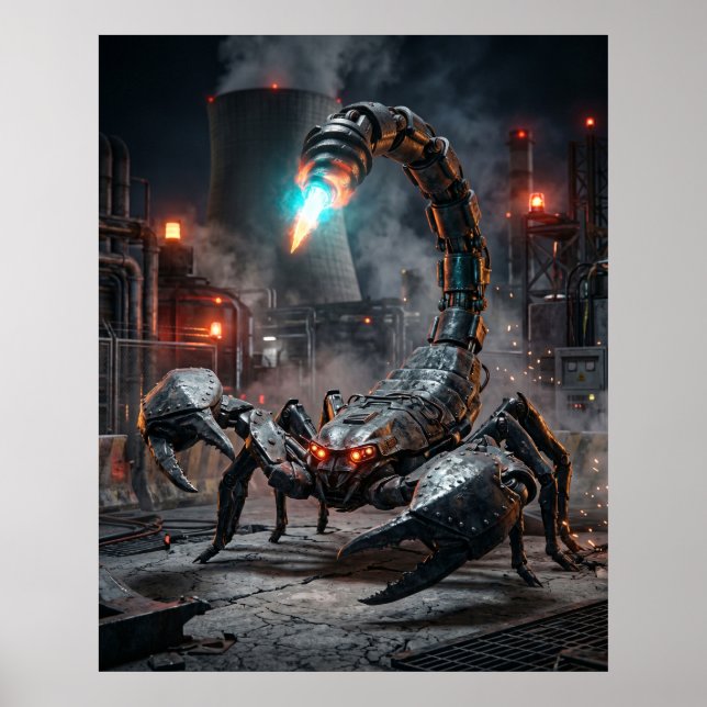 Blei-Skorpion-Schlag Poster (Vorne)