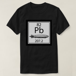 Blei Zeppelin Periodensystem Ordnungszahl Led T-Shirt