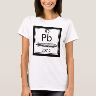 Blei Zeppelin Periodensystem Ordnungszahl Led T-Shirt