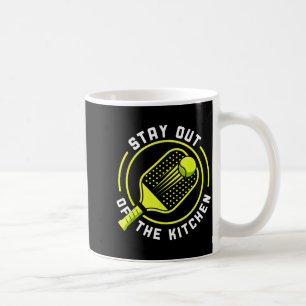 Bleib aus der Küche Pickleball-Paddle Kaffeetasse
