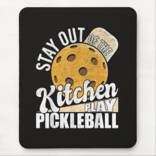 Bleib aus der Küche, spiel Pickleball Mousepad