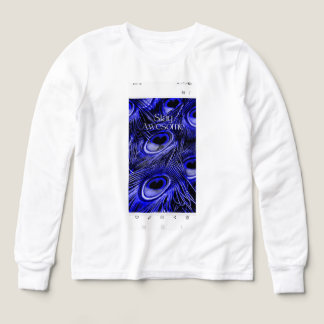 Bleib Awesome Blue  Pfauenfeder Inspirierend d