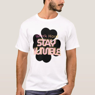 Bleib Bescheiden Typography T-Shirt