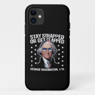 Bleib bewaffnet oder kriegst eine geknallt George Case-Mate iPhone Hülle