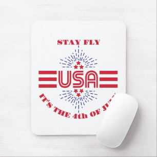 Bleib cool, es ist der 4. Juli Mousepad