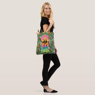 Bleib Cool Pop-Art-Muster-Tasche