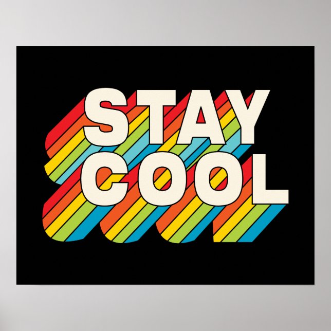 Bleib cool poster (Vorne)