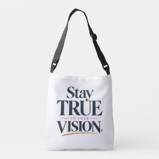 Bleib deiner Vision treu Tragetaschen Mit Langen Trägern