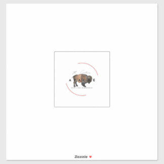 Bleib dran! aufkleber