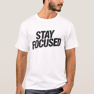 „Bleib Fokussiert T-Shirt – Motivierendes Jugend-T