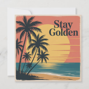 Bleib Golden Einladung