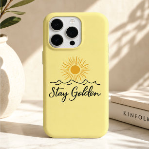 Bleib Golden Handyhülle – Schützend & Aufmunternd iPhone 16 Pro Max Hülle