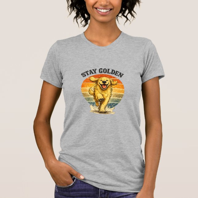 BLEIB GOLDEN T-Shirt (Vorderseite)