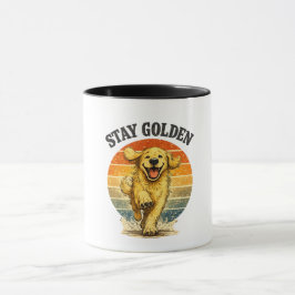 BLEIB GOLDEN TASSE