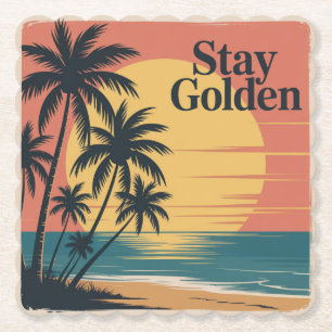 Bleib golden untersetzer