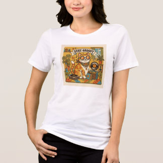 BLEIB GROOVIG | Tierliebhaber | Bohemien Tri-Blend Shirt