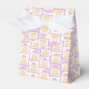 Bleib groovy geschenkschachtel