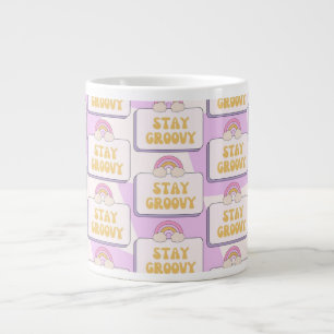 Bleib groovy Jumbo-Tasse