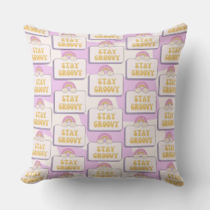 Bleib groovy kissen