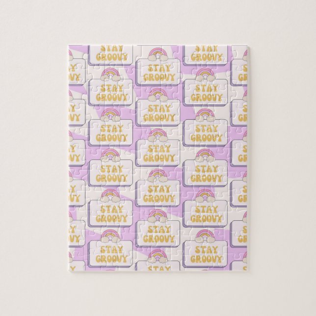 Bleib Groovy Puzzle (Vertikal)