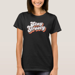 Bleib Groovy Roller Disco Outfit 70er Kostüm für m T-Shirt