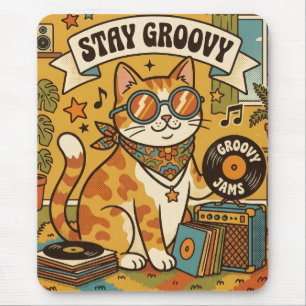 BLEIB GROOVY   Tierliebhaber   Bohemien Mousepad