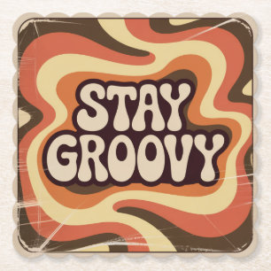 Bleib groovy untersetzer
