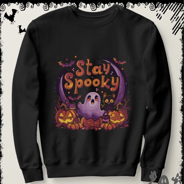 Bleib Gruselig | ExDesigner | Halloween Sweatshirt (Von Creator hochgeladen)