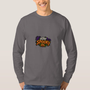 BLEIB GRUSelig – Halloween Grusel Design T-Shirt