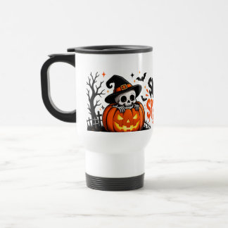 Bleib Gruselig Reisebecher Geschenk Halloween Tumb