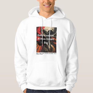 Bleib gruselig Schädel-Design Vintage-Schädel-Tatt Hoodie