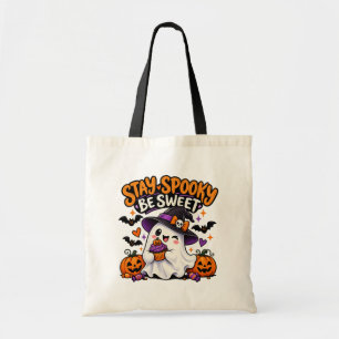 Bleib Gruselig, Sei Süß, Süßer Geist Halloween-Tas Tragetasche
