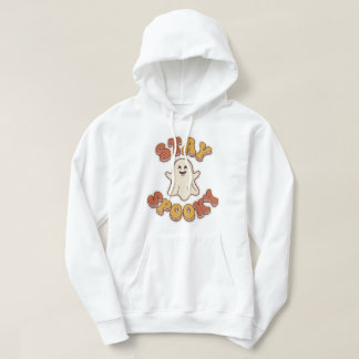 Bleib Gruselig Süß Retro-Geist Halloween-Design Hoodie