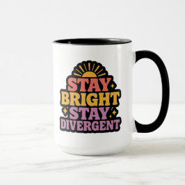 Bleib hell, bleib divergent tasse