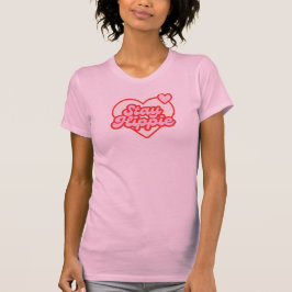 Bleib Hippie Retro-Logo auf T-Shirt