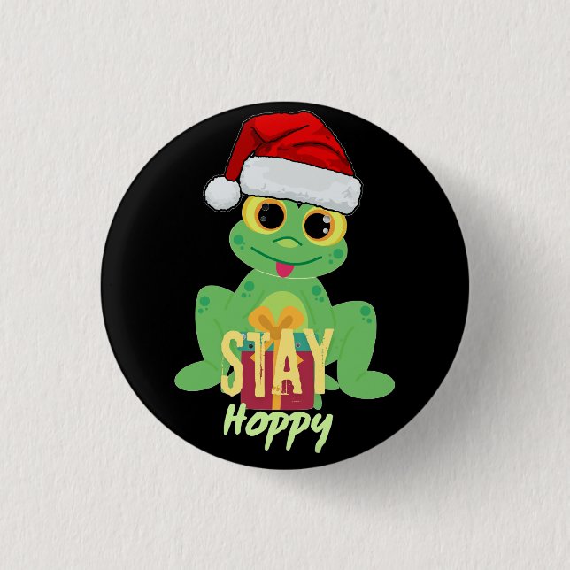 Bleib Hoppy Button (Vorderseite)