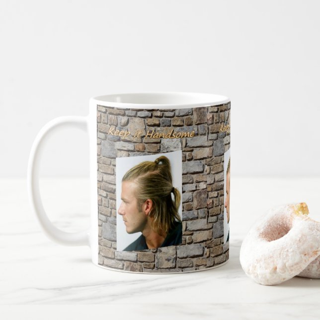 Bleib hübsch Tasse (Mit Donut)