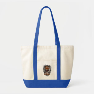 Bleib hungrig Tiger Motivationsdesign Tragetasche