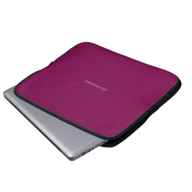 "Bleib in der Schule" Elektronik-Tasche Laptopschutzhülle (Vorne Knopf)