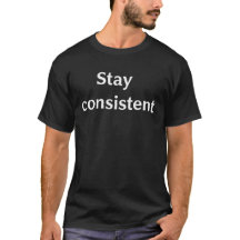 Bleib konsequent Motivierender Spruch Minimalistis